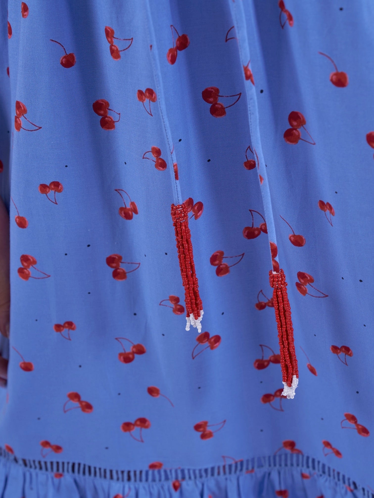'MISHA' DRESS IN BLUE CHERRY