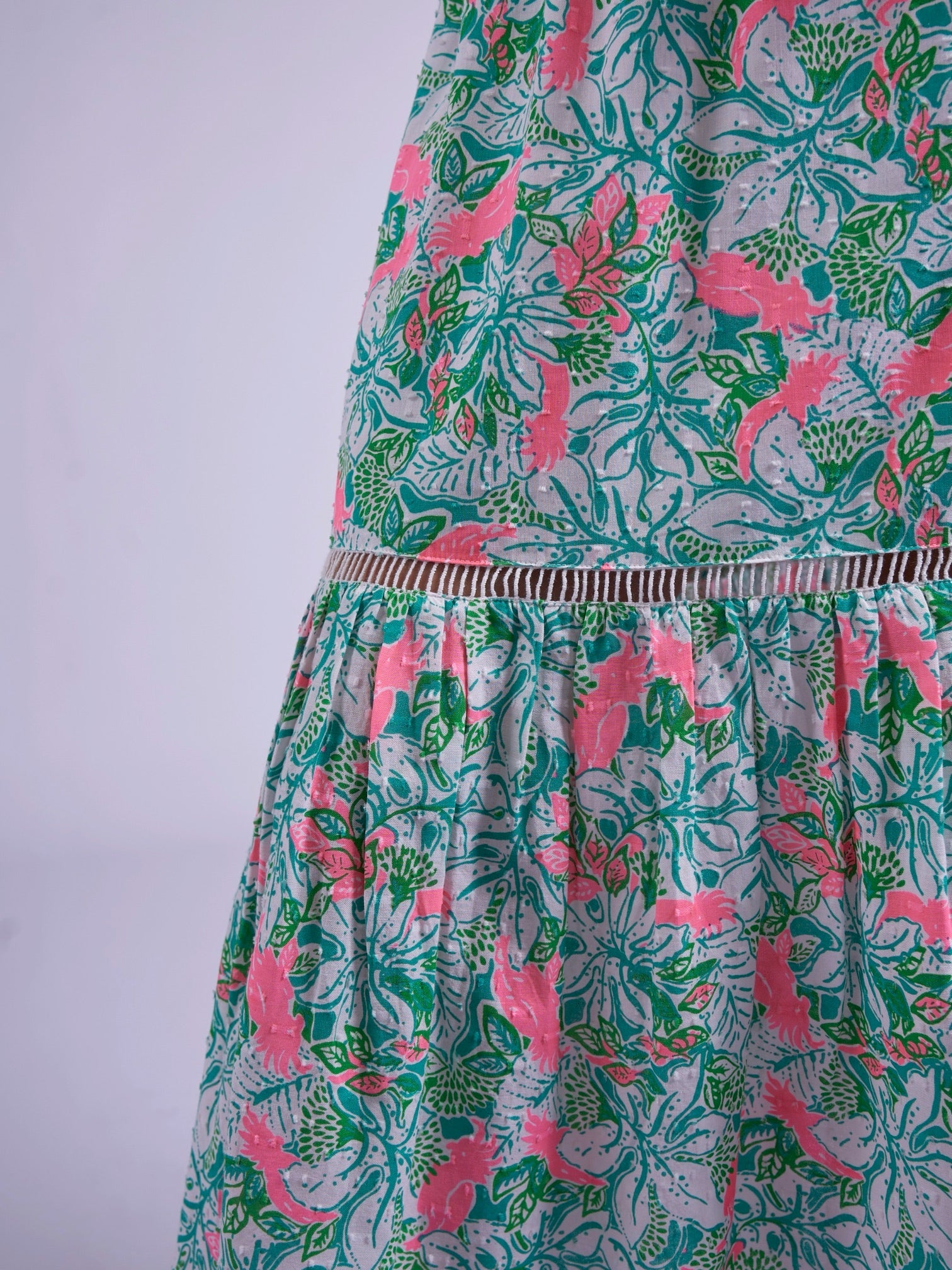 'MISHA' DRESS IN PINK PARROT
