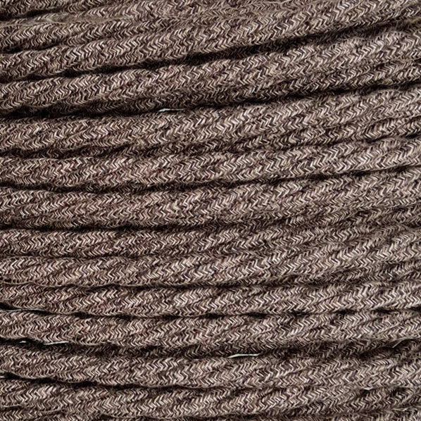 Mocha Linen - Lola's Leads EU Fabric Extension Cable