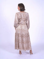'MONACO' DRESS SNOW LEOPARD