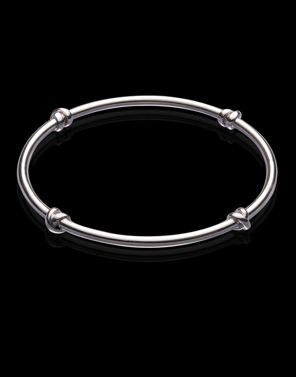 Morton Silver Knot Bangle