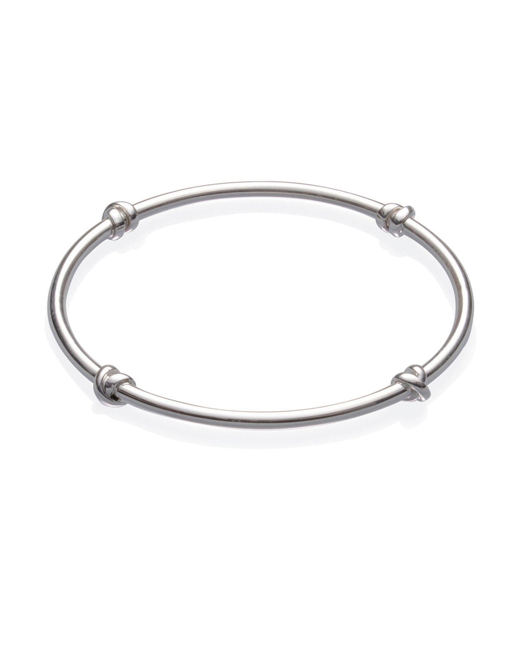 Morton Silver Knot Bangle