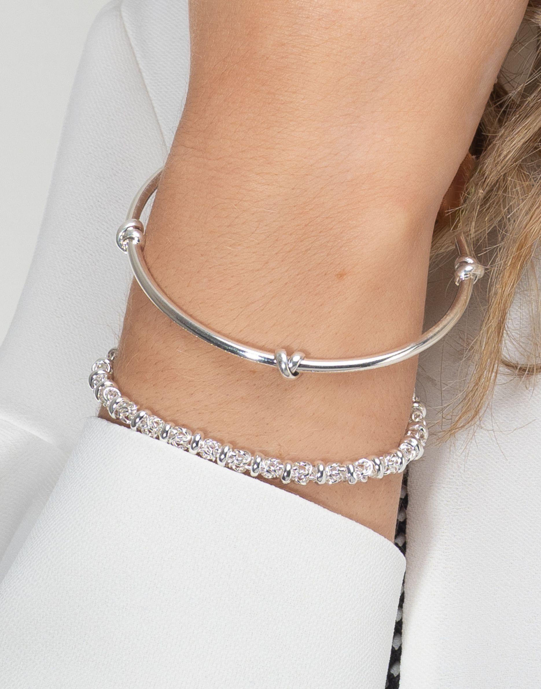 Morton Silver Knot Bangle