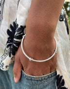 Morton Silver Knot Bangle
