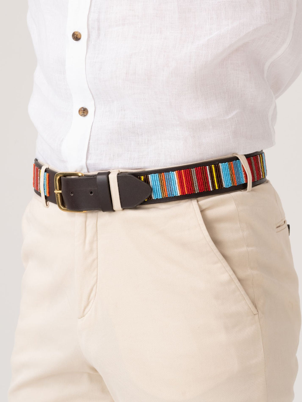 Beaded Belt - Moto (Wide)