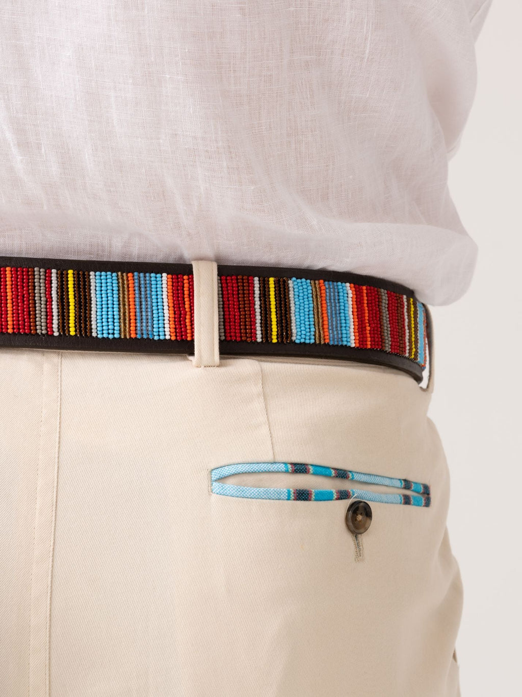 Beaded Belt - Moto (Wide)