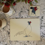 Pheasant Coasters set of four