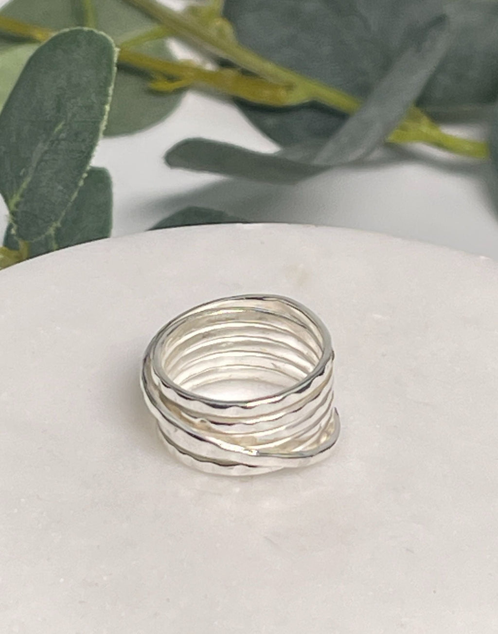 Multi Band Silver Ring