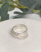 Multi Band Silver Ring