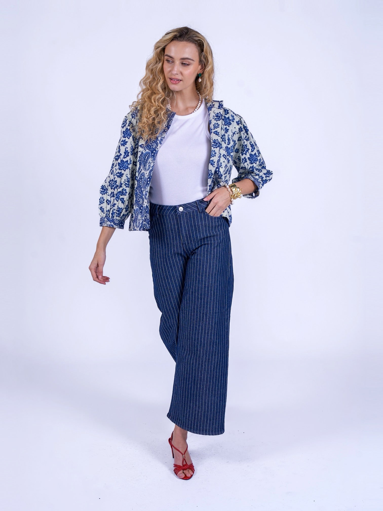 'MUSE' REVERSIBLE JACKET, INDIGO