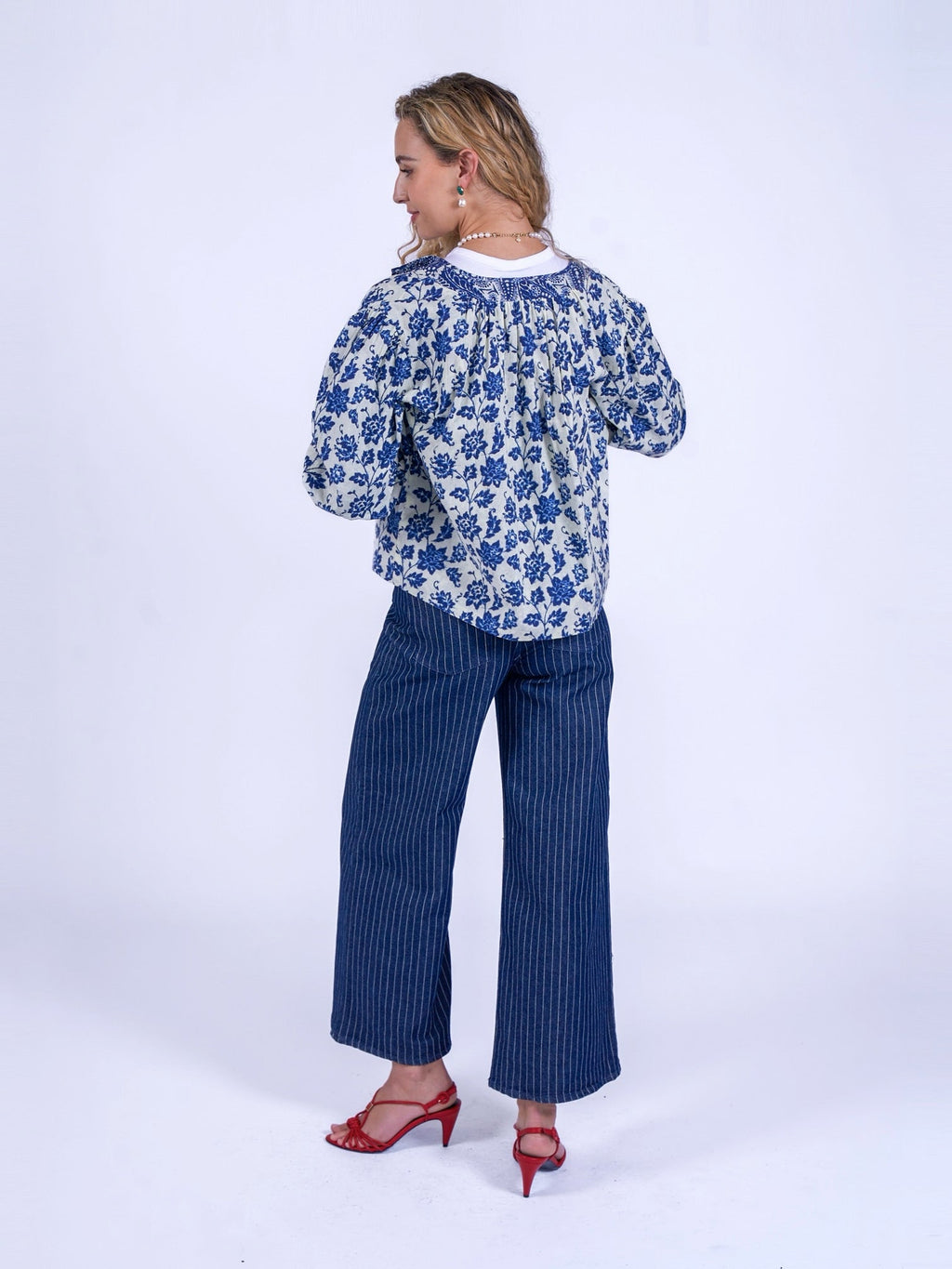 'MUSE' REVERSIBLE JACKET, INDIGO