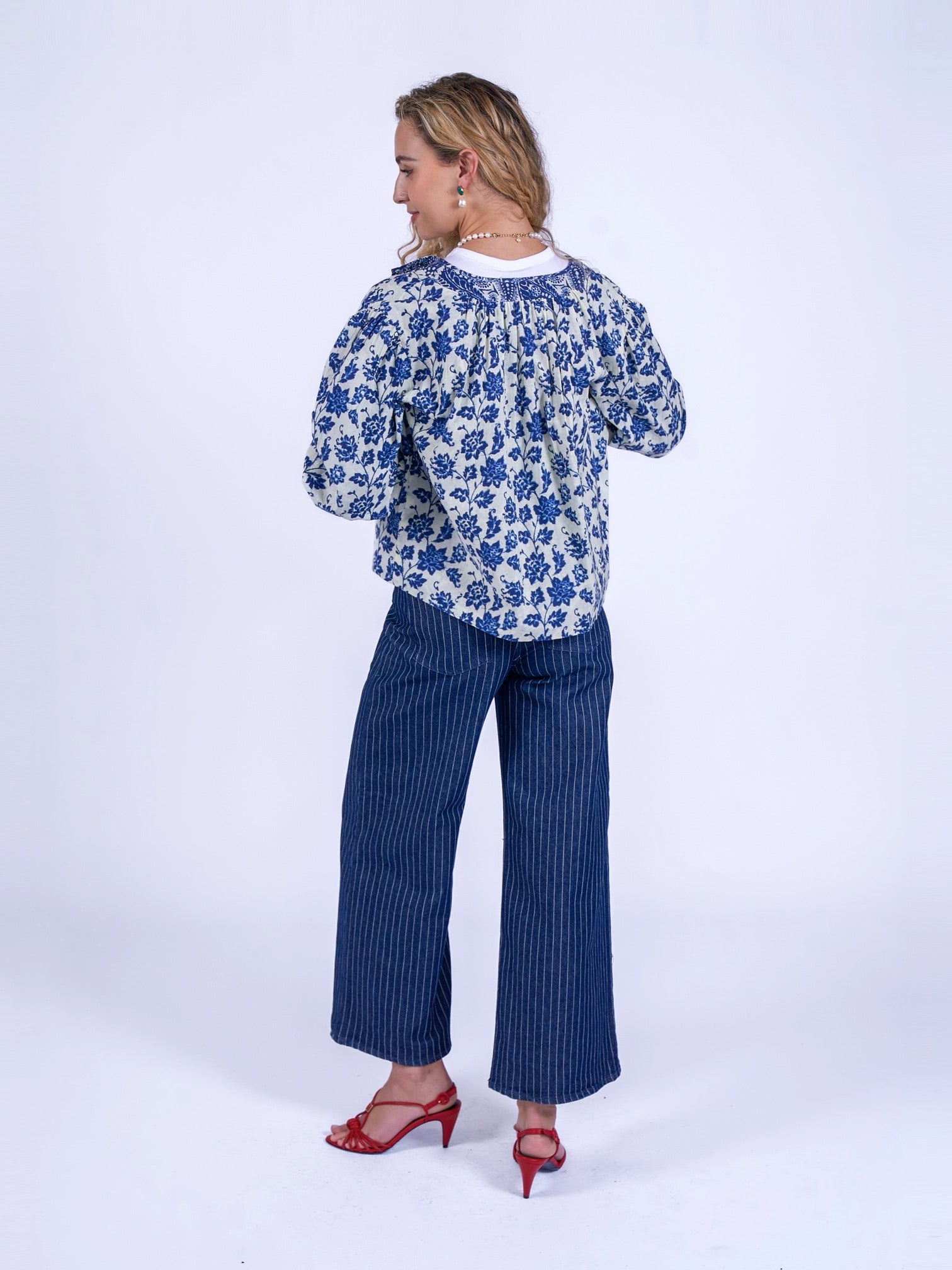 'MUSE' REVERSIBLE JACKET, INDIGO