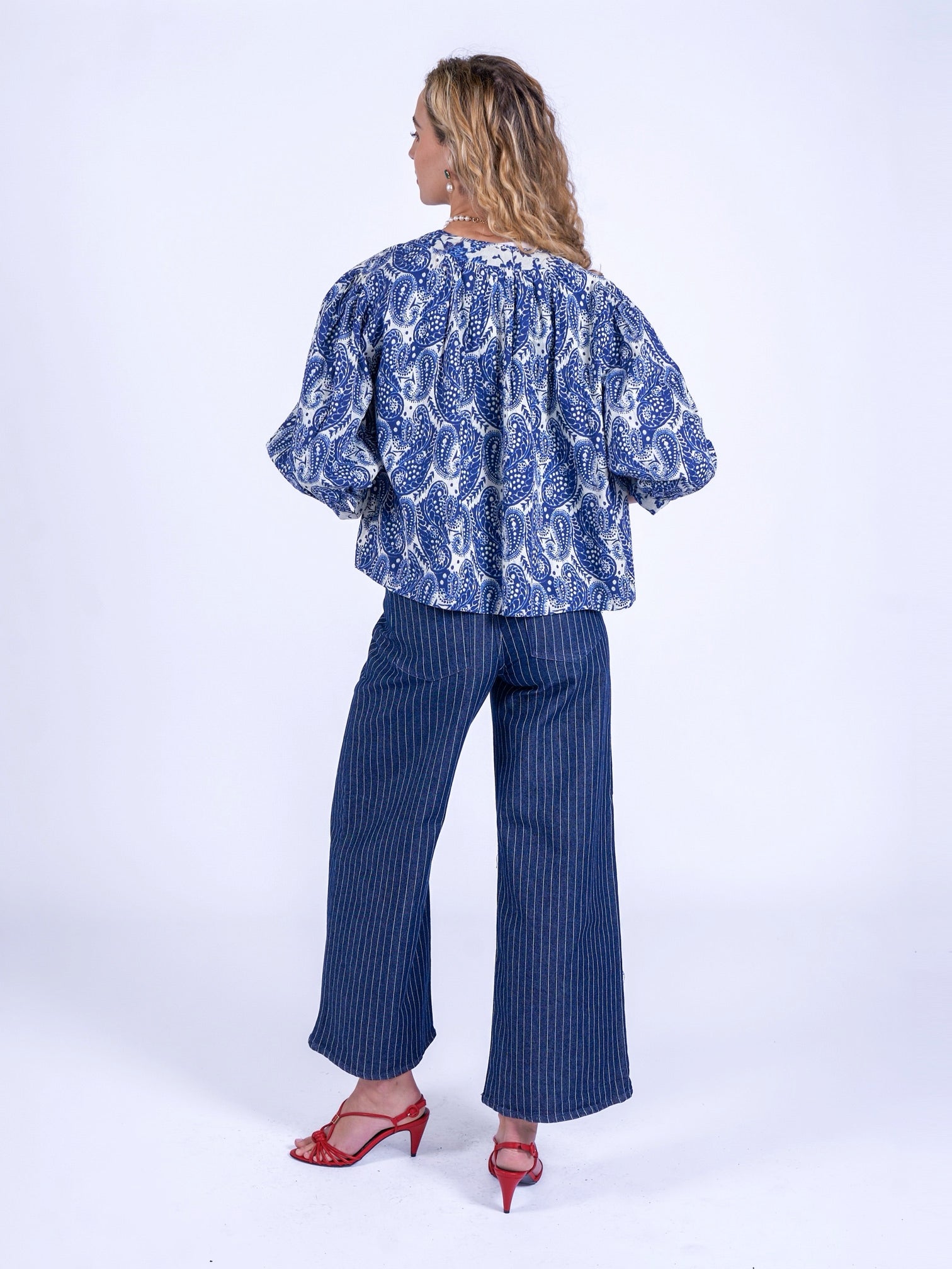 'MUSE' REVERSIBLE JACKET, INDIGO