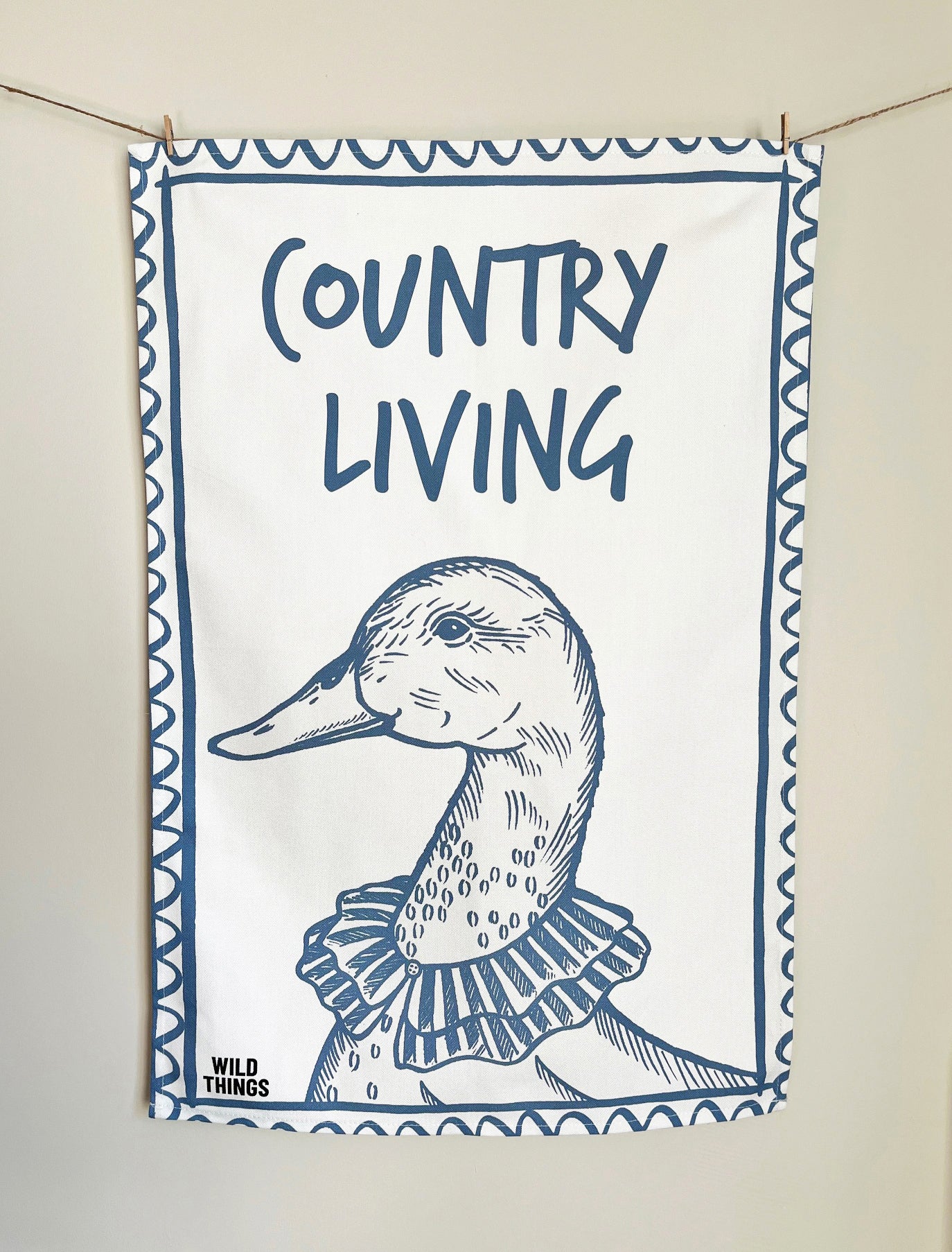 Nancy Duck Tea Towel
