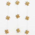 Natural Handmade Star Garland - Fair Trade | 4.5Mtr