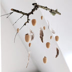 Natural Wooden Hanging Easter Egg Decorations