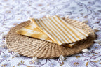 NATURAL CENTRE MAT WITH COWRIE SHELLS FROM GHANA