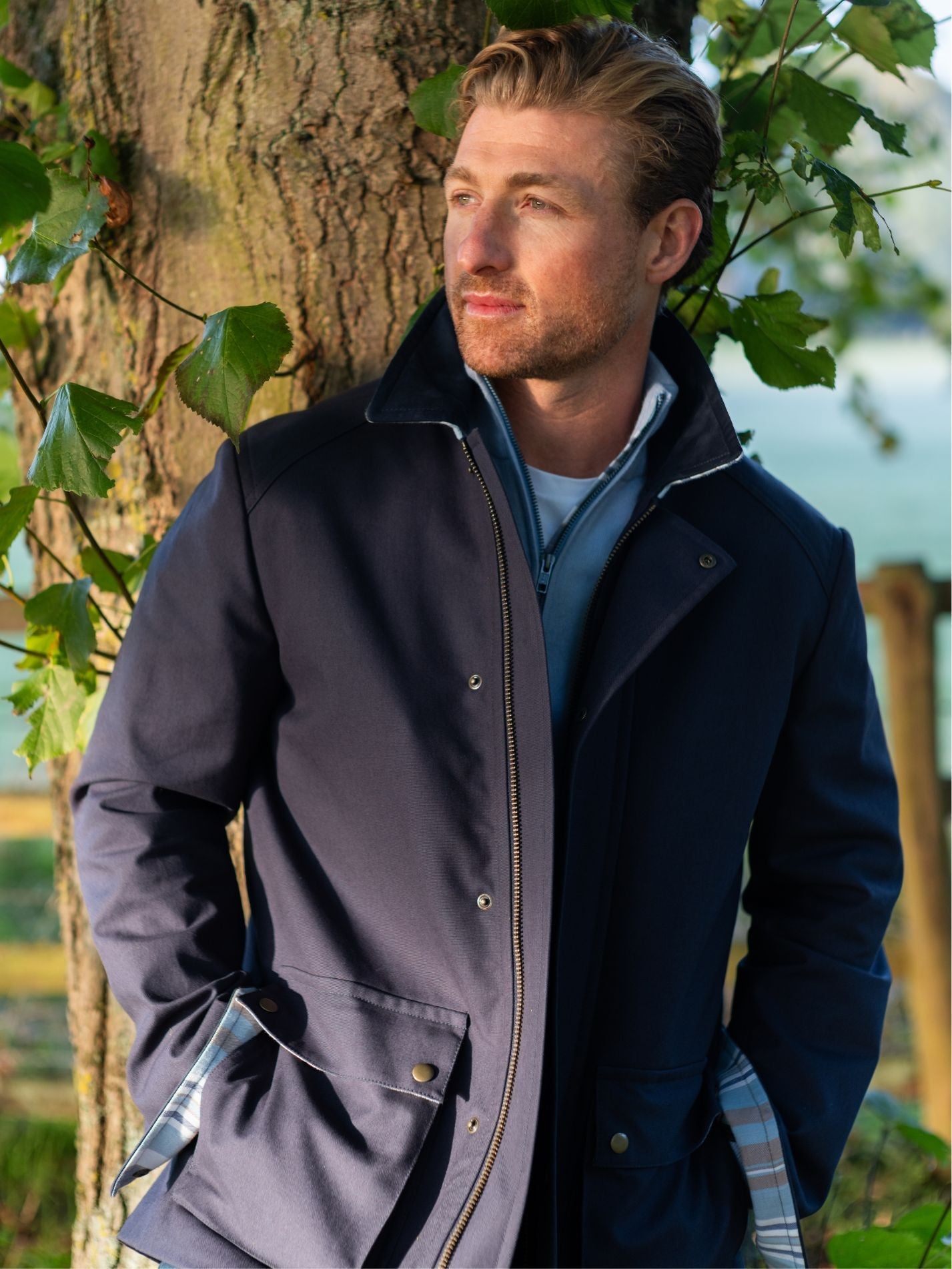 The Aberdare Coat - Navy