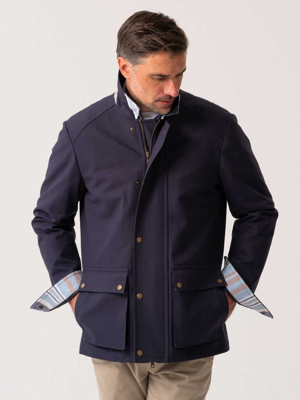 The Aberdare Coat - Navy