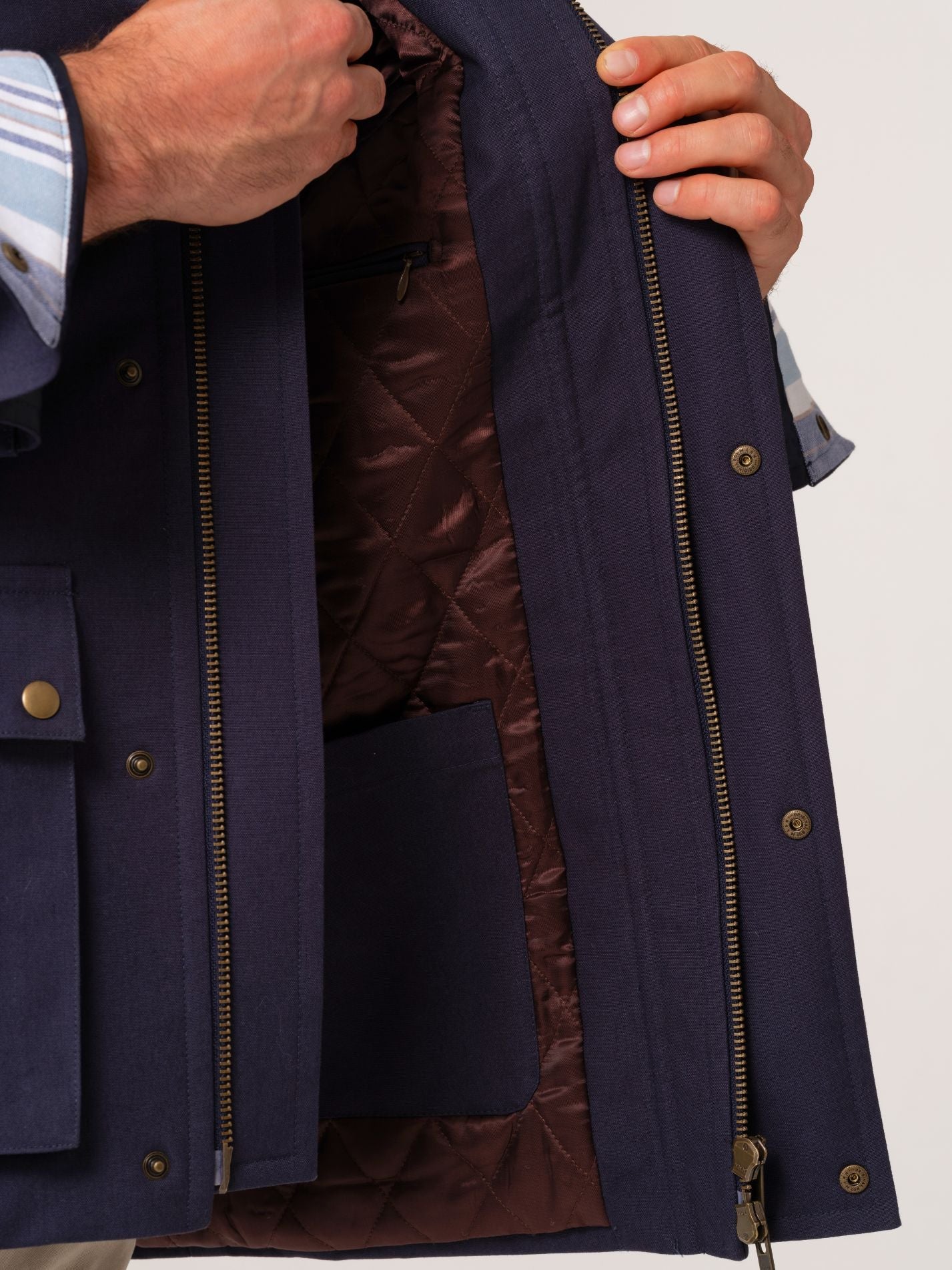 The Aberdare Coat - Navy