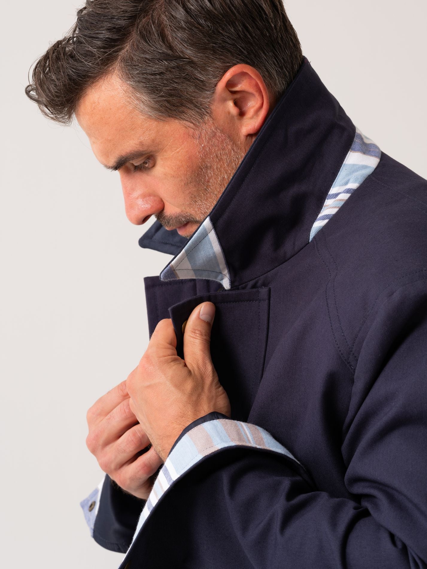 The Aberdare Coat - Navy