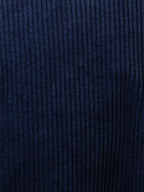 Navy Blue Corduroy Blazer