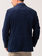 Navy Blue Corduroy Blazer