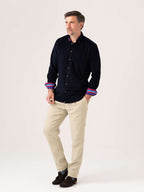 Dark Navy Cord Shirt