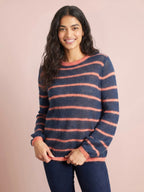 Emma Colourful Striped Mohair & Merino Knit Jumper