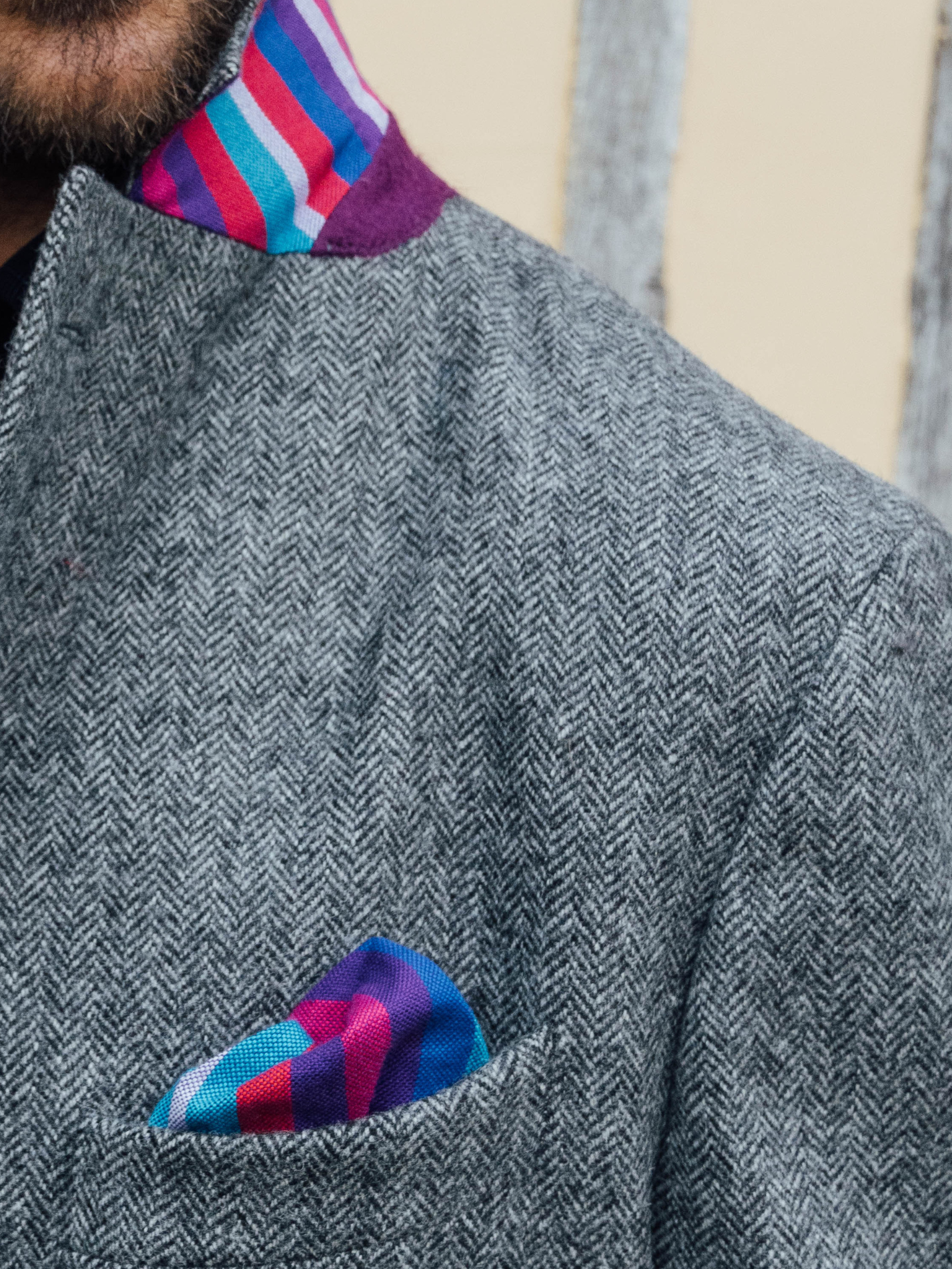 Charcoal-Grey Wool Overcoat