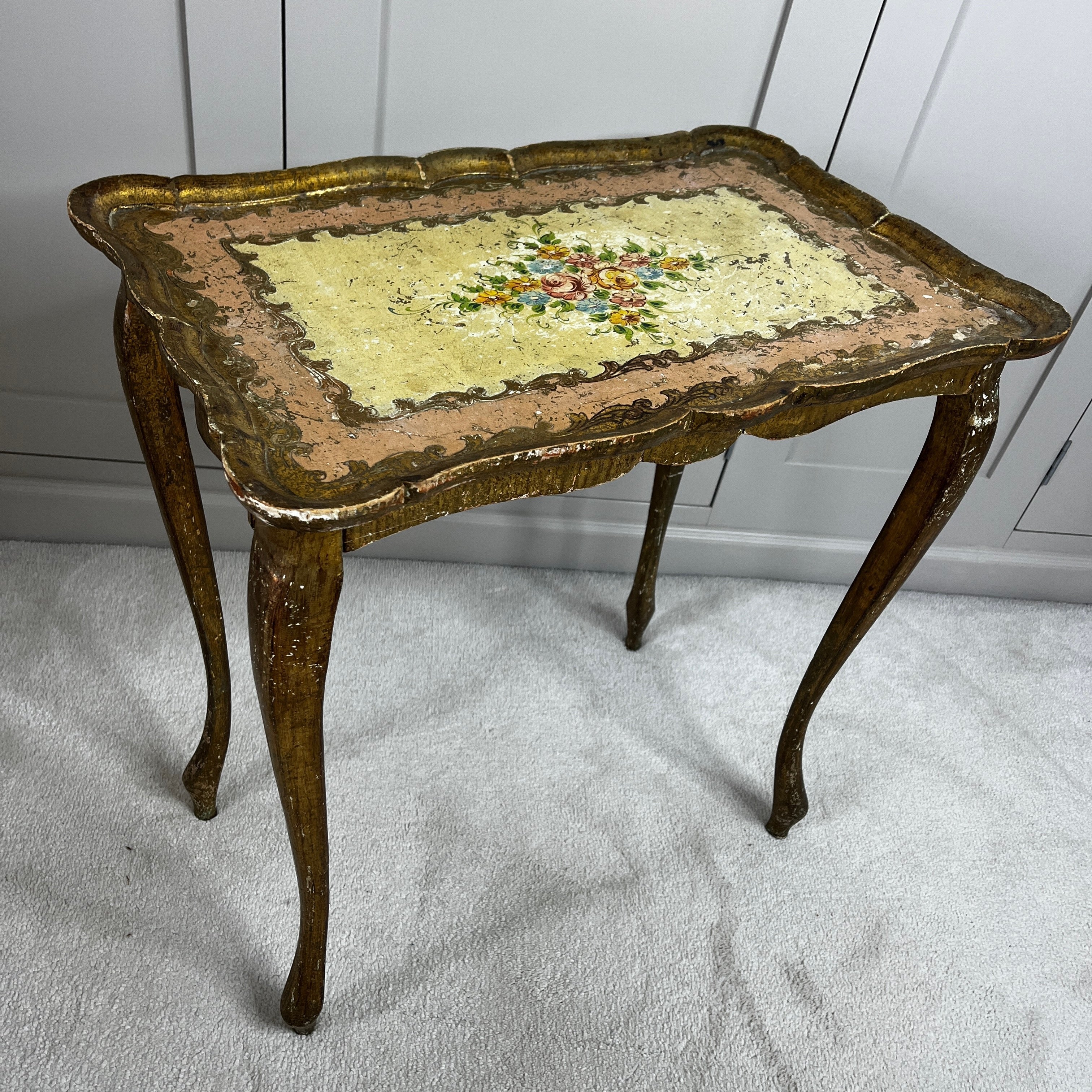 Vintage Nest of Florentine Tables