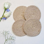 Seagrass Coasters - Neutral  (Set of 4)