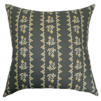 Nora Square Cushion - Slate Green