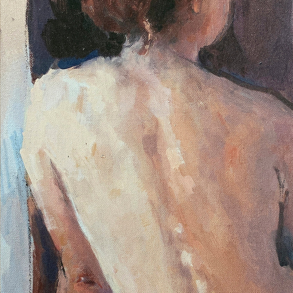 Nude I Framed Canvas Print