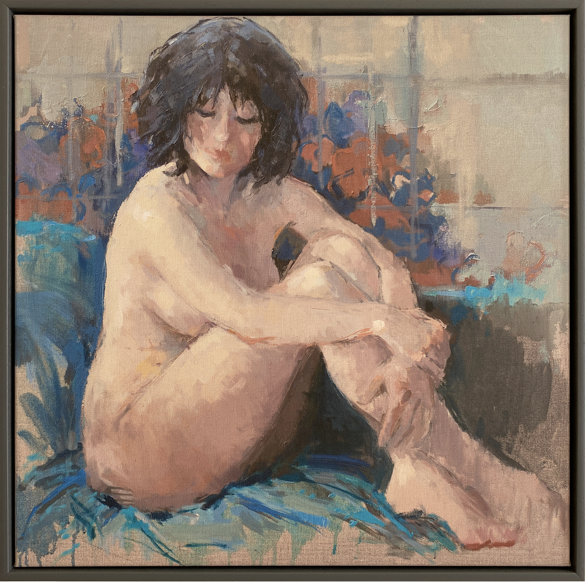 Nude II Framed Canvas Print