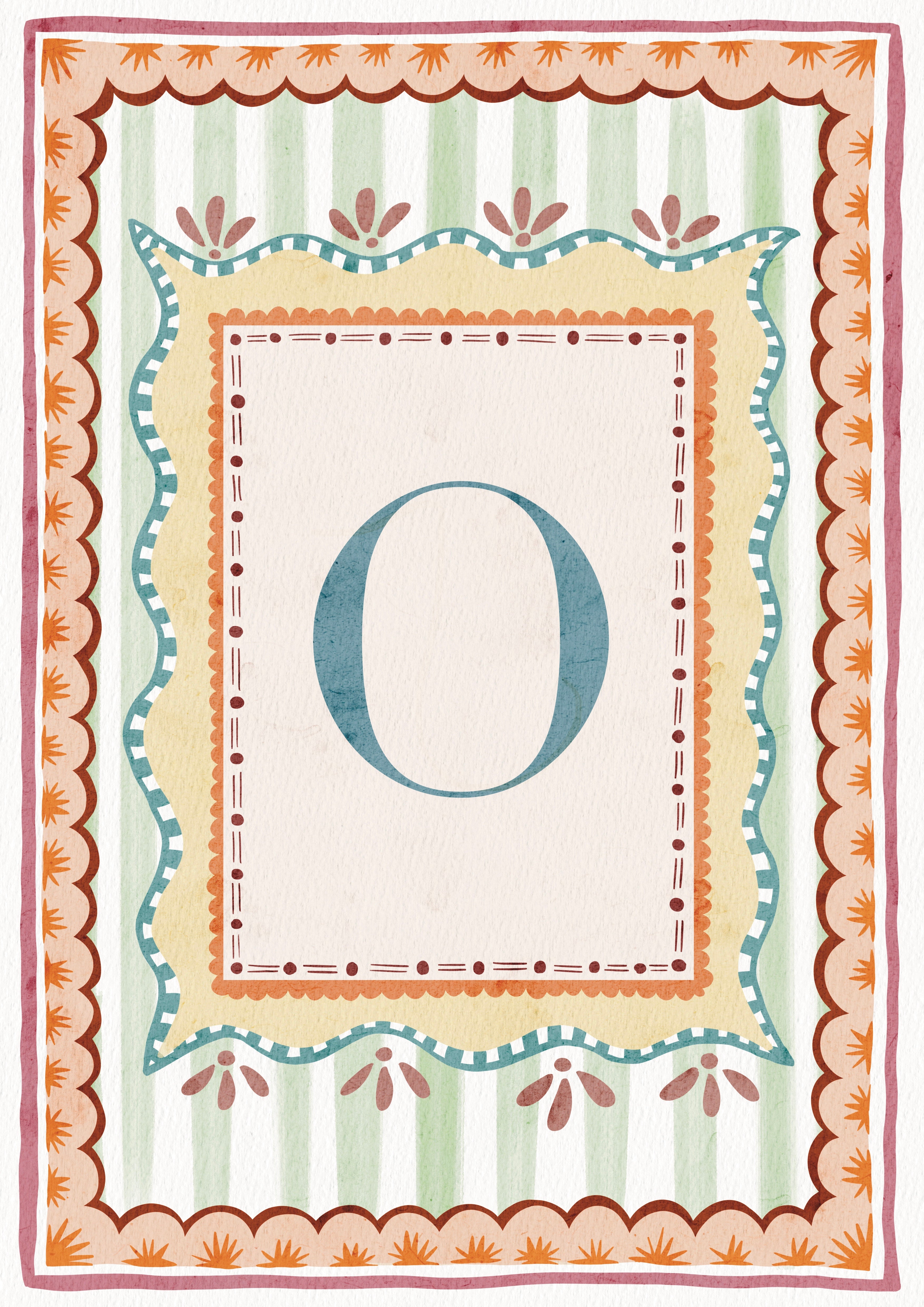 ALPHABET LETTERS ~ Blue / Pink / Green /