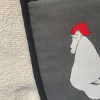Grey hen Oven Gloves