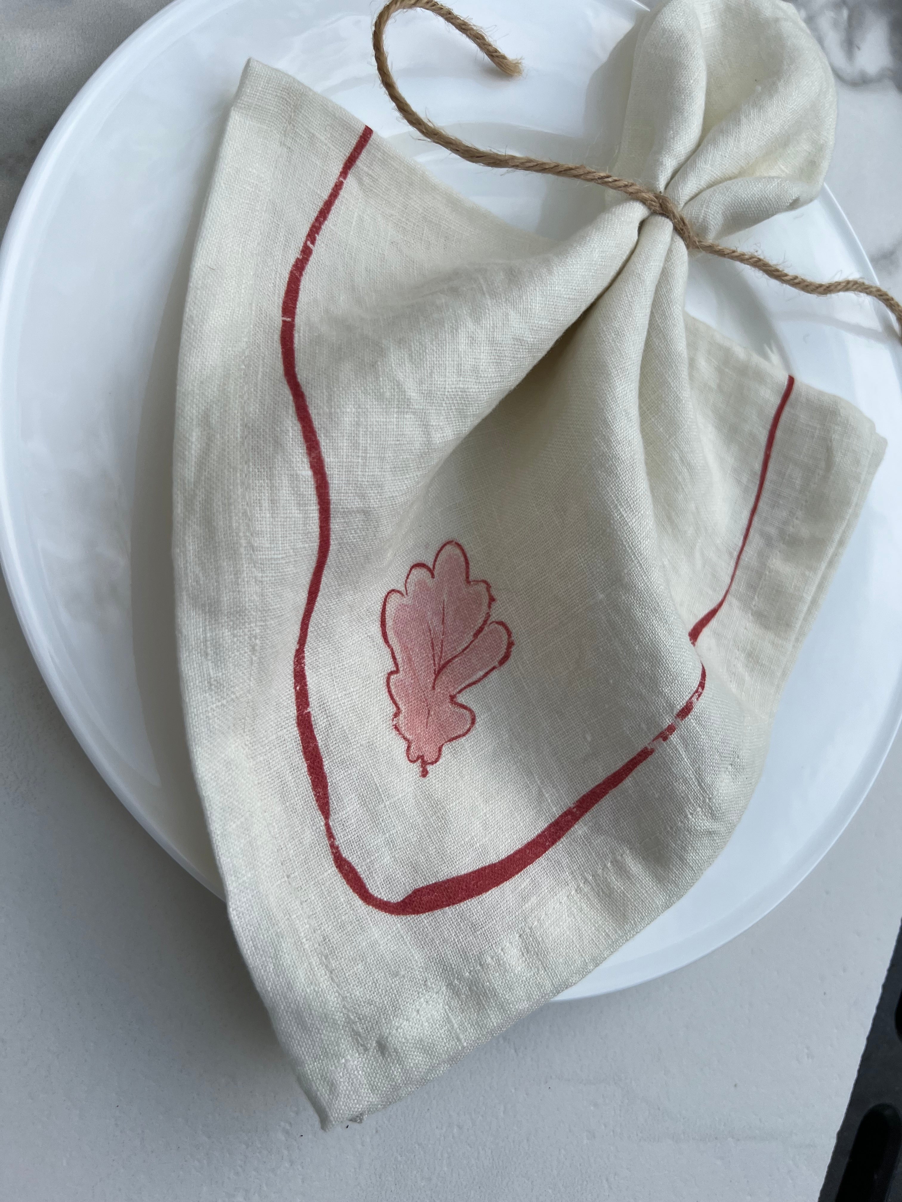 Oak Leaf Napkins (Set of 4)