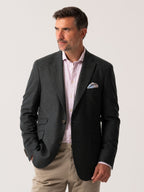 Olive Wool & Cashmere Blend Blazer