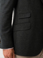 Olive Wool & Cashmere Blend Blazer