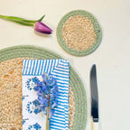 Seagrass Coasters - Olive (set of 4)