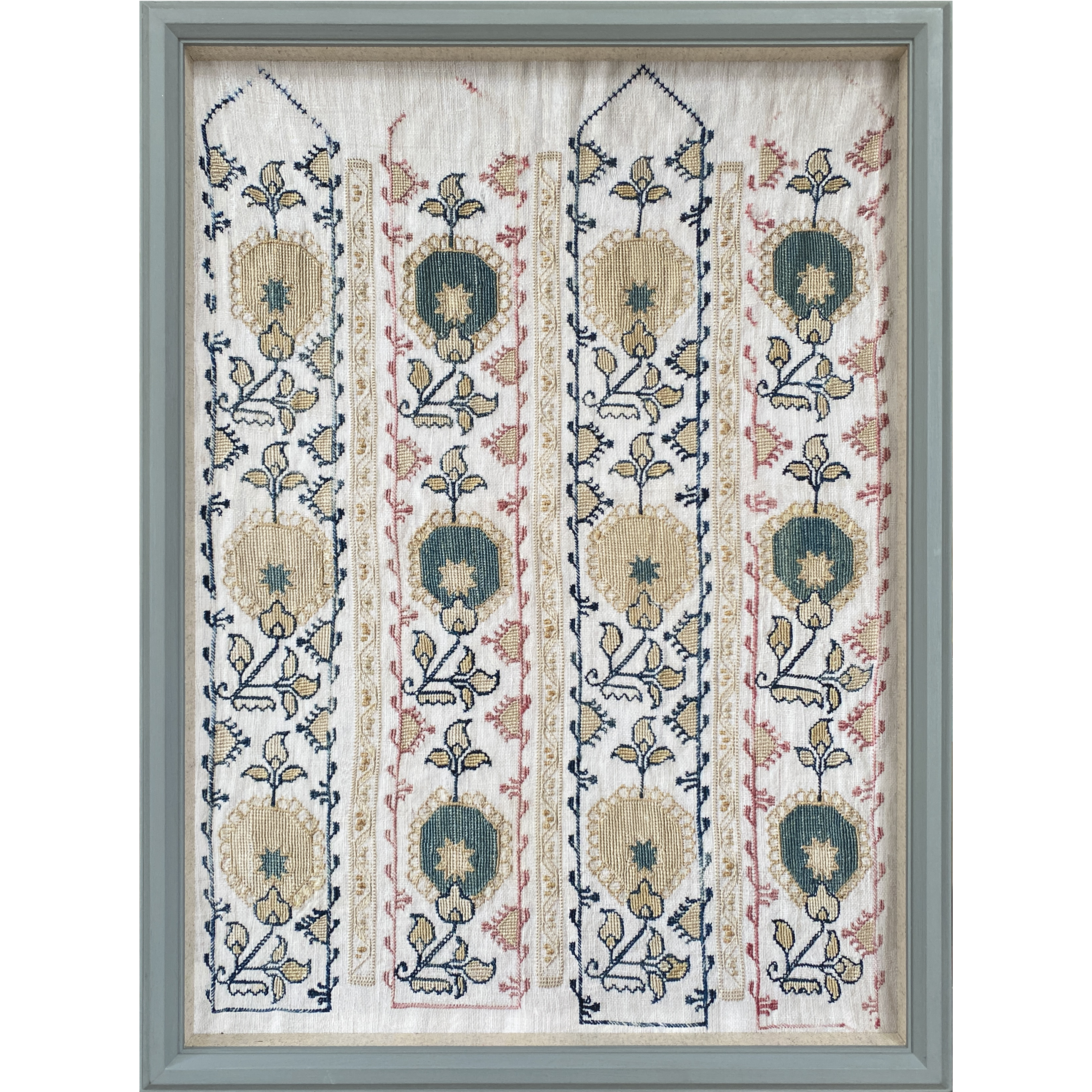 Oren Framed Embroidery Print