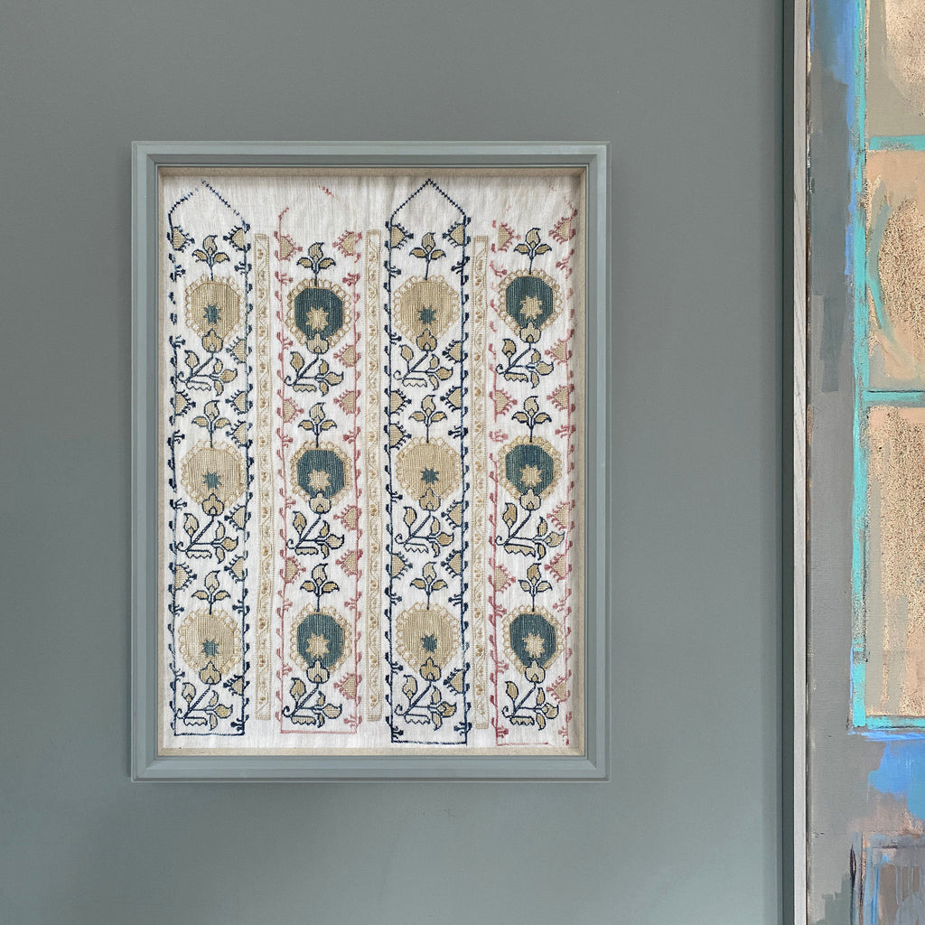Oren Framed Embroidery Print