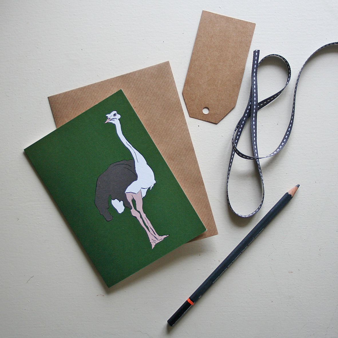 Ostrich Green Card