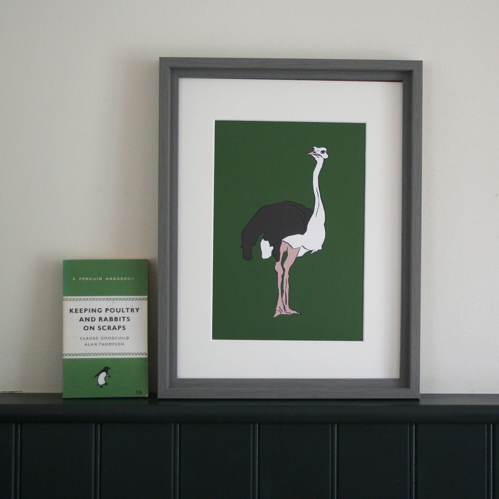 Ostrich Giclée Print