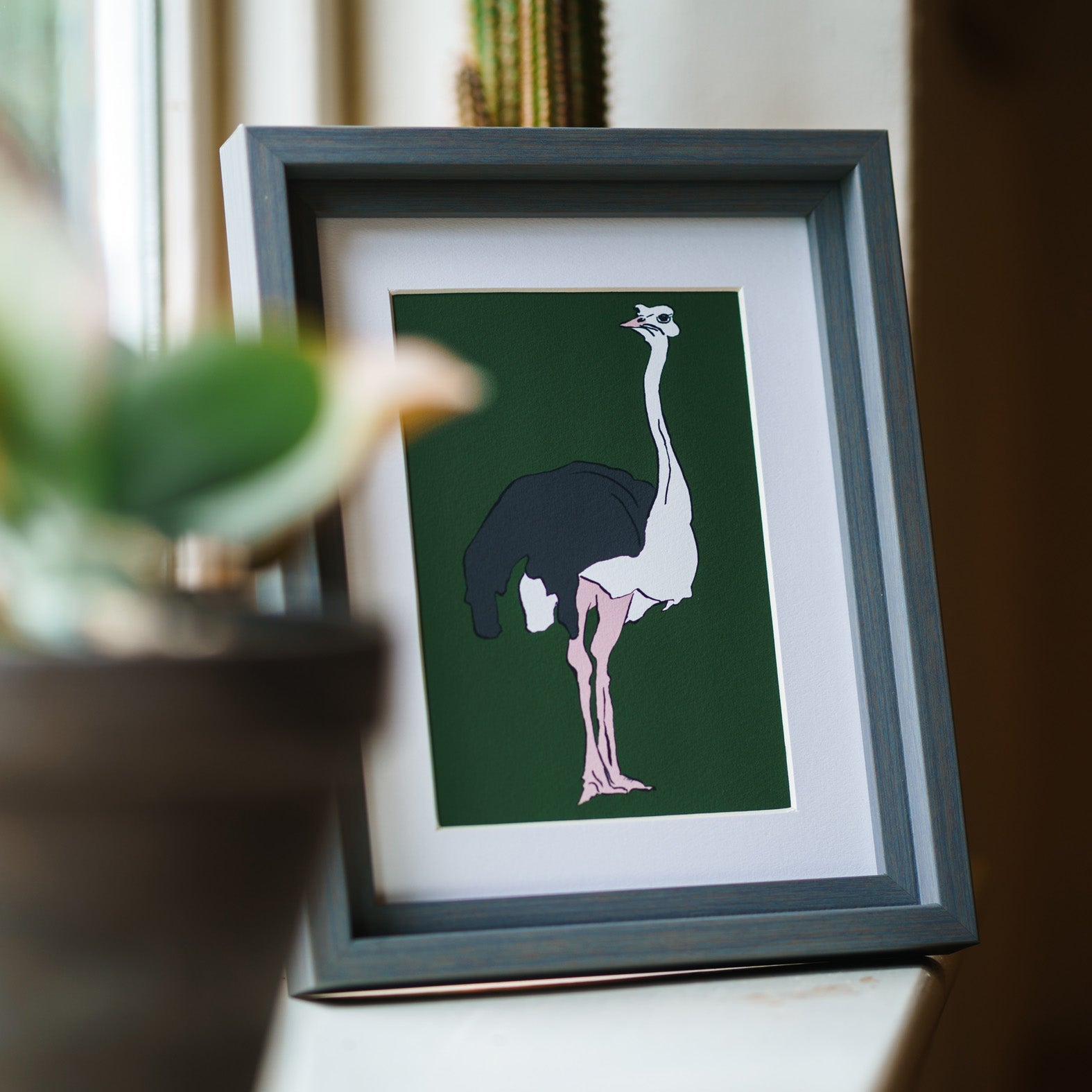 Ostrich Giclée Print