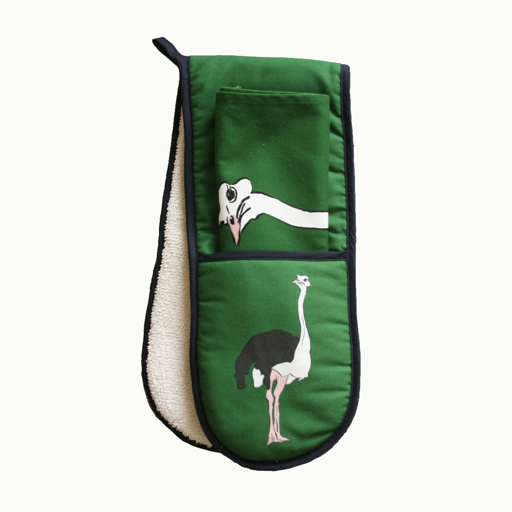 Oven Glove & Tea Towel Set