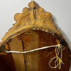 Vintage Gilded Oval Mirror