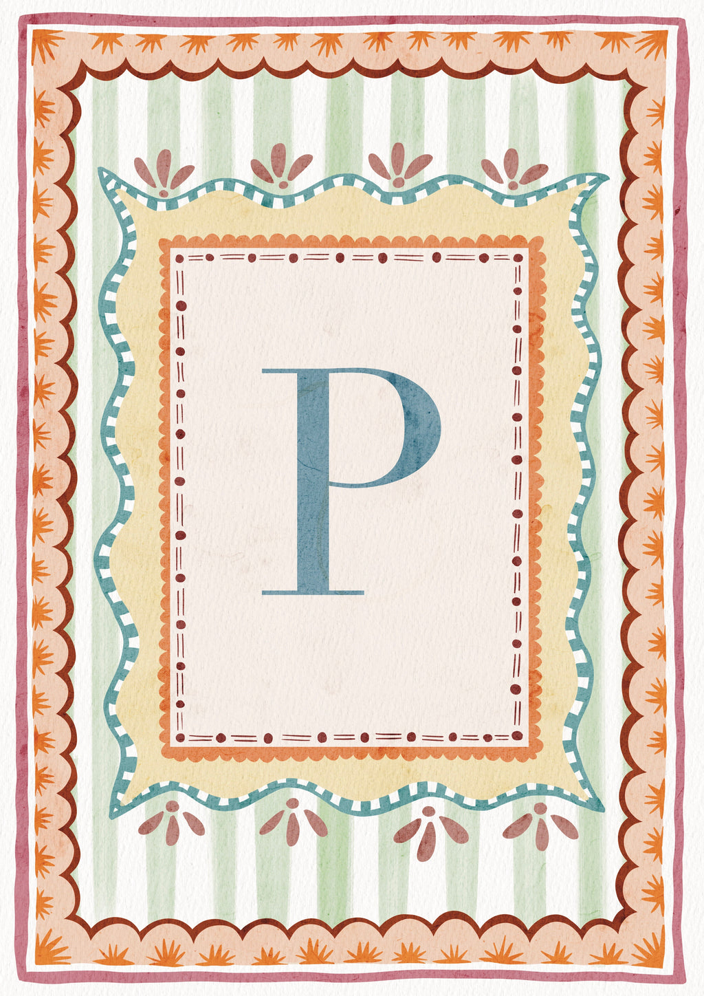 ALPHABET LETTERS ~ Blue / Pink / Green /