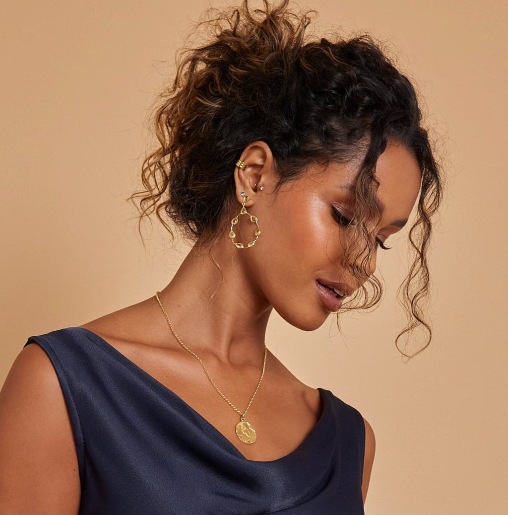 Tikka in Gold with Citrine